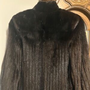 Chic Women's Dark Brown Teddy Jacket - Mink!